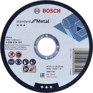 Bosch Accessories Standard for Metal 2608619770 Doorslijpschijf recht 230 mm 1 stuk(s) Metaal