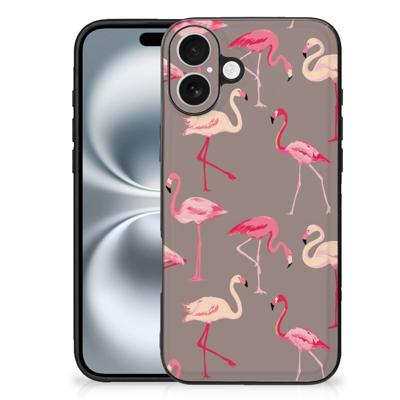 iPhone 16 Plus Dierenprint Telefoonhoesje Flamingo