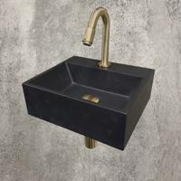 Wiesbaden Leto Fonteinset Quartz Zwart - Compact en Modern