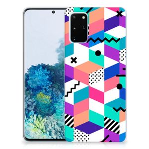 Samsung Galaxy S20 Plus TPU Hoesje Blokken Kleurrijk