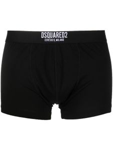 DSQUARED2 boxer à taille à logo - Noir