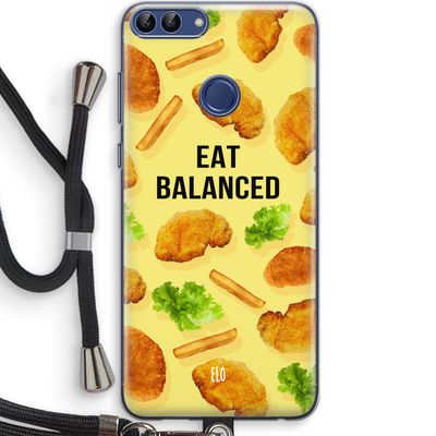 Eat Balanced: Huawei P Smart (2018) Transparant Hoesje met koord