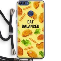 Eat Balanced: Huawei P Smart (2018) Transparant Hoesje met koord