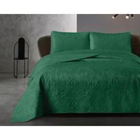 Dreamhouse - Velvet Clara Bedsprei - Groen | OP=OP! - 260 x 250