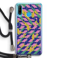 Skew Blush 1: Huawei P30 Lite Transparant Hoesje met koord