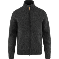 Fjallraven Övik Zip Cardigan Knit Vest Heren Dark Grey XL