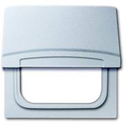 Busch-Jaeger 2CKA001710A3785 Afdekking Allweather 44 (IP44) Witaluminium (RAL 9006), Aluminium 1 stuk(s)
