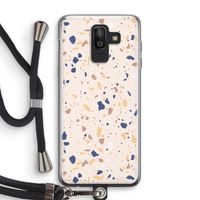 Terrazzo N°23: Samsung Galaxy J8 (2018) Transparant Hoesje met koord