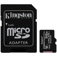 Kingston Canvas Select Plus SDXC-kaart 512 GB Class 10 UHS-I Incl. SD-adapter - thumbnail