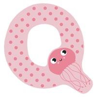 Small Foot - houten dieren kinderletter - q