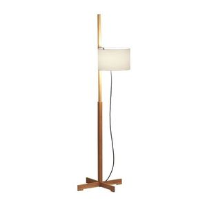 Santa & Cole TMM Vloerlamp - Walnoot - Wit