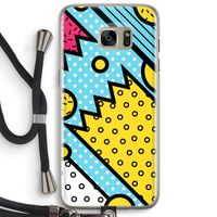 Pop Art #1: Samsung Galaxy S7 Edge Transparant Hoesje met koord