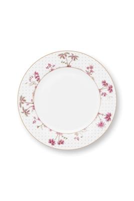 Pip Studio Dinerbord Jolie Stippen Goud Roze 26.5cm