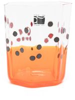 Carlo Moretti vase en verre peint - Orange