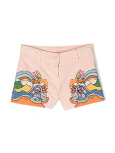 Stella McCartney Kids short Love To Dream imprimé - Rose