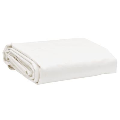 VidaXL Dekzeil 650 g/m² 5x7 m wit