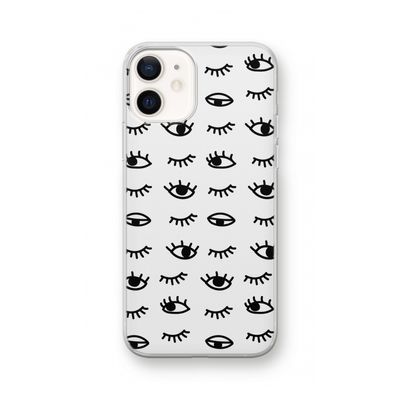 Eye pattern #2: iPhone 12 Transparant Hoesje