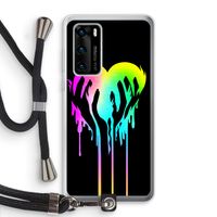 Hold My Heart: Huawei P40 Transparant Hoesje met koord