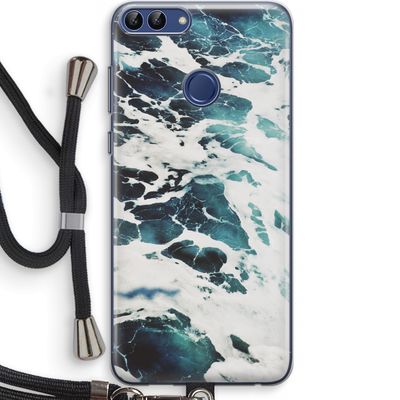 Golven: Huawei P Smart (2018) Transparant Hoesje met koord
