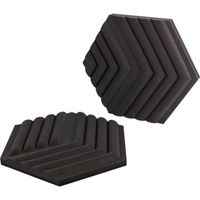 Wave Panels - Extension Kit - 2 x Panels - Black - thumbnail