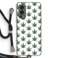 Weed: OnePlus Nord 2 5G Transparant Hoesje met koord