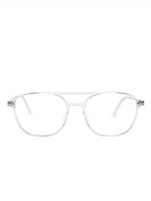 TOM FORD Eyewear lunettes de vue à monture pilote - Tons neutres