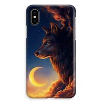 Night Guardian: iPhone XS Max Volledig Geprint Hoesje