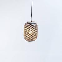 Fischer & Honsel Rotan hanglamp Hummel Ø 17cm 60705 - thumbnail