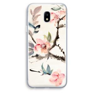 Japanse bloemen: Samsung Galaxy J3 (2017) Transparant Hoesje
