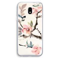 Japanse bloemen: Samsung Galaxy J3 (2017) Transparant Hoesje - thumbnail