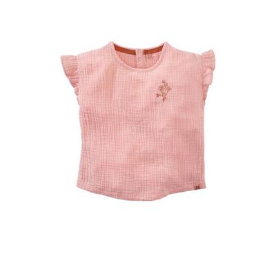 Z8 T-shirt Cyclamen met borduursels roze Z8 T-shirt Cyclamen met borduursels roze