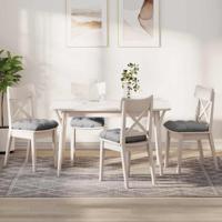 VidaXL Zitkussens 4 pcs wolkengrijs 45 x 45 x 12 cm stof