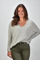 Les Tricots de Lea trui Monjakoe 37049 perle chine