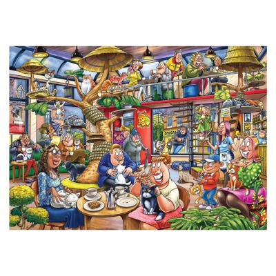 Jumbo Wasgij mystery 28 - kat-en-muisspel, 1000st.