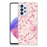 Samsung Galaxy A53 5G | TPU Case | Pink Flowers