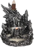 Backflow Wierook Houder Draak met Licht Polyresin (13 cm)