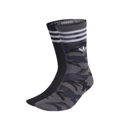 adidas Originals sokken - set van 2 antraciet/zwart