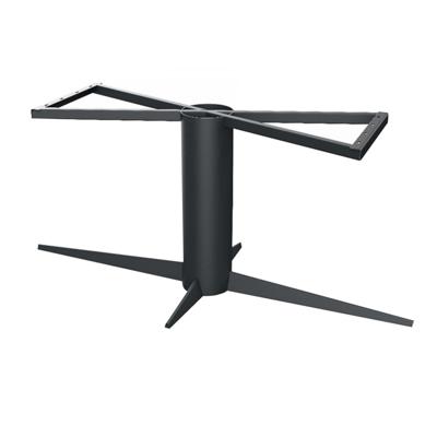 Stalen tafelonderstel zwart kolom 140 bij 78 cm en hoogte 73 cm