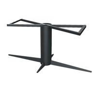 Stalen tafelonderstel zwart kolom 140 bij 78 cm en hoogte 73 cm