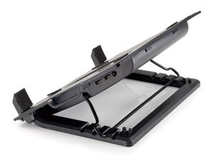 Conceptronic CNBCOOLSTAND1F Cooling-pad voor laptop In hoogte verstelbaar