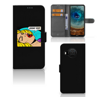 Nokia X10 | Nokia X20 Wallet Case met Pasjes Popart Oh Yes - thumbnail