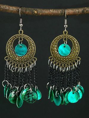 Boho Zoom Schelp oorbellen Boho Zoom Schelp oorbellen