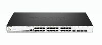 D-Link DGS-1210-28MP/E netwerk-switch Managed L2 Gigabit Ethernet (10/100/1000) Power over Ethernet (PoE) 1U Zwart, Grijs - thumbnail