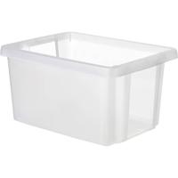 Curver 225353 Opbergbox ESSENTIALS Drehstapelbox 16L, transparent Transparant 1 stuk(s)