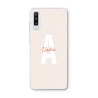 Strawberry Milkshake: Samsung Galaxy A70 Transparant Hoesje