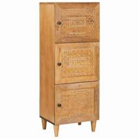 Highboard Lichtbruin 40 x 33 x 110 cm massief mangohout Highboard Lichtbruin 40 x 33 x 110 cm massief mangohout