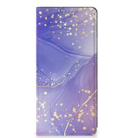 Bookcase voor OPPO A58 4G Watercolor Paars - thumbnail