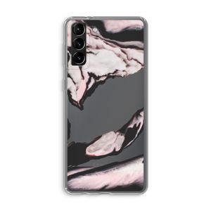 Roze stroom: Samsung Galaxy S21 Plus Transparant Hoesje
