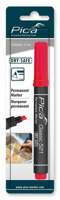 Pic A 521/40 permanent marker | 2-6mm | beitel | rood | blister - pi52140sb