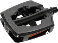 UNION Marwi pedaalset sp-890 sandblock grijs aluminium glans zwart